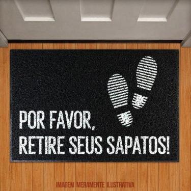 Imagem de Tapete Capacho - Por Favor Retire Seus Sapatos 40X60 - Legião Nerd