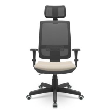 Imagem de Cadeira Escritorio Brizza Presidente Back Braço 3d Assento Poliester (Areia)