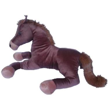 Imagem de Cavalo Thor de Pelúcia Marrom 67 cm Antialérgico - RPT