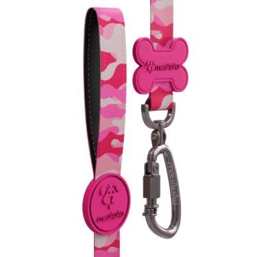 Imagem de Guia para cachorro meuauau - armypink, 0.15