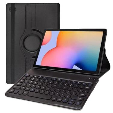 Imagem de Capa Giratória Com Teclado Bluetooth Para Tablet Tab S6 Lite 10.4 - Co