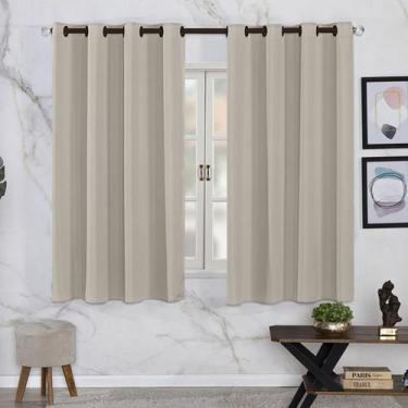 Imagem de Cortina Oxford Para Quarto/Sala 2,20x1,40 Bege - Feffo Cortinas, Azul 