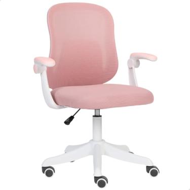 Imagem de Cadeira Giratória Diretor Best Colorida em Tela Mesh para Escritório – Design Ergonômico e Confortável (Rosa)