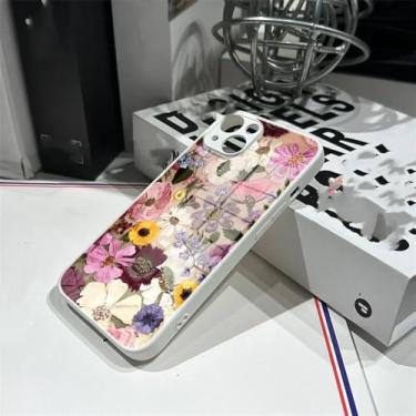 Imagem de Capa de telefone para iPhone 16 15 Promax saia de flor rosa Capas de telefone para iPhone 14promax 13pro Plus Mini capas, prata, para iPhone 13pro max