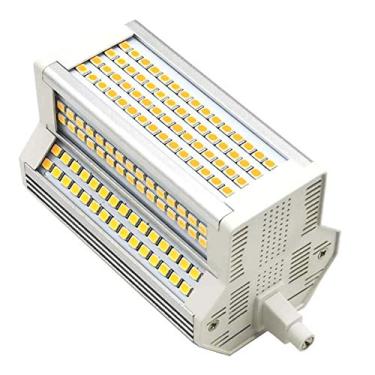 Imagem de Lâmpada de LED R7S 50 W de luz quente regulável 3000 k extremidade dupla J118 J tipo 118 mm 4,7 polegadas LED Holofote 5000LM Equivalente 500W Lâmpada de pé halógena 200 graus para ambientes internos e externos (3000k)