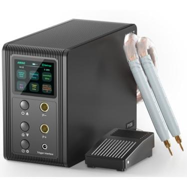 Imagem de AWithZ Soldador A Ponto De Bateria De Capacitor De 14,6 Kw, Soldador A Ponto, 2 Em 1 Automático E Pedal De Dois Modos, Equipamento De Soldagem Farad De Bateria Para Construção De Pacote De Bateria D