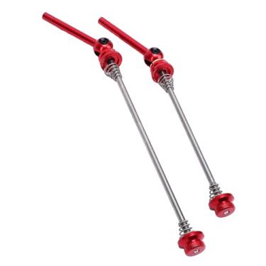 Imagem de Liberação rápida Skewer TC4 TI Liga leve Hub de roda Durável Cuba rápida alavanca de liberação rápida para Road Mountain Bikes 2pcs