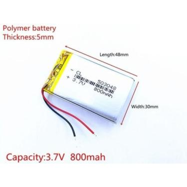 Imagem de Bateria Ciclocomputador Para  Bryton 530 Gps 523048 - - bgb