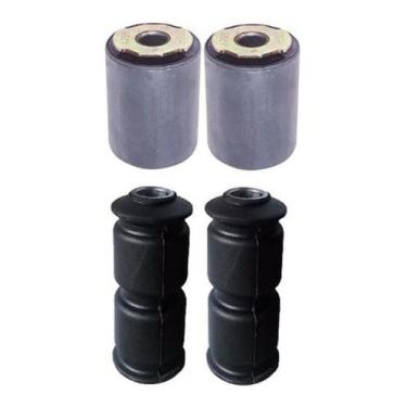 Imagem de Kit 4 Buchas Do Feixe De Molas Traseiro Fiat Doblo 2003-2008 - Grazzim