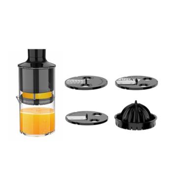 Imagem de Kit de Acessórios KOOKIN para Mixer de Mão Portátil 3 em 1 – Multifuncional, Espremedor de Frutas, Discos de Corte para Saladas, Fácil de Limpar, Ideal para Preparar Sucos Frescos