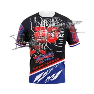Imagem de Camiseta Moto GP Unissex Respirável Fabio Quartararo 2025 Verão Camisa