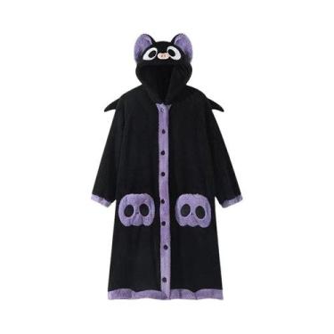 Imagem de Pijamas De Pelúcia De Morcego Para Mulheres, Fantasia De Anime Kawaii 