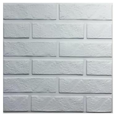 Imagem de Placa Painel Ripada 50x50cm - kit 20 peças 5m²(Tijolo rústico)