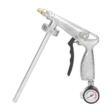 Imagem de Akozon Pistola de Pulverização de Revestimento de Ar - Pulverizador Pneumático de Pressão Ajustável Em Liga de Alumínio para Prevenção de Ferrugem Automotiva e Aplicação de Forros de Cama de Caminhão