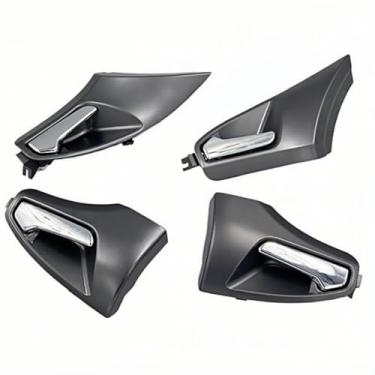 Imagem de Maçaneta interna da porta, substituição de maçaneta interna do carro, compatível com incubatório a3 m11 tengo/chance/nicho/cielo/pele/orinoco j3(4 PCS A Set)