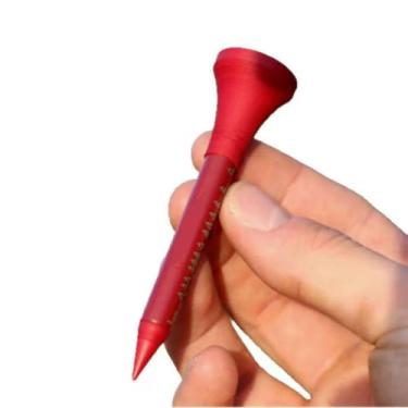 Imagem de Jegxemt Multiferramenta de golfe 6 em 1, dispositivo de golfe compacto de 9 cm para homens, auxílio magnético de alinhamento facial, telêmetro de bandeira, marcador de bola, clipe de bolso, limpador