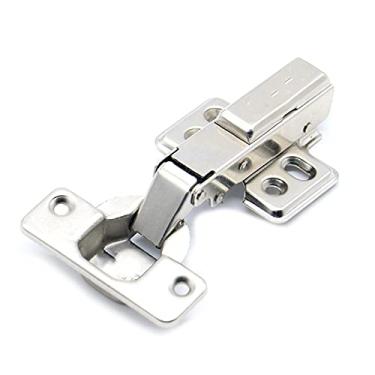 Imagem de U5GAAALPPQ9 Dobradiça hidráulica de ferro inoxidável série amortecedor de núcleo de ferro dobradiças de armário dobradiças de porta de armário fechamento suave