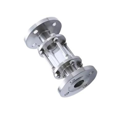 Imagem de Visor De Flange 1PC HGS07-126 - Aço Inoxidável SS304 Com Vidro Borossilicato De 5 Mm, DN15-DN200, Vedação De PTFE, 0-120°C Para Indústrias Farmacêuticas/cervejeiras(DN20)