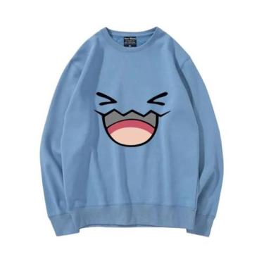 Imagem de Moletom Unissex Engraçado Pikachu Pokémon Com Gola Redonda E Expressõe