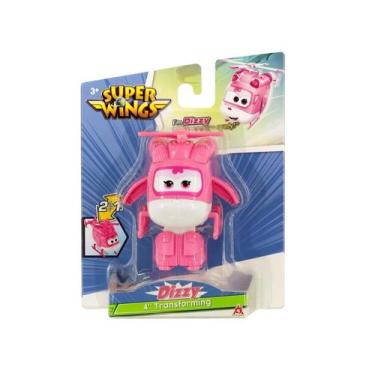 Imagem de Boneco Super Wings 2 Em 1 Avião Dizzy 10cm - Sunny 5201