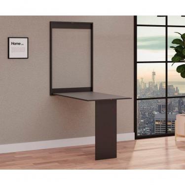 Imagem de Mesa Dobrável Retrátil De Parede 100x64 Preto
