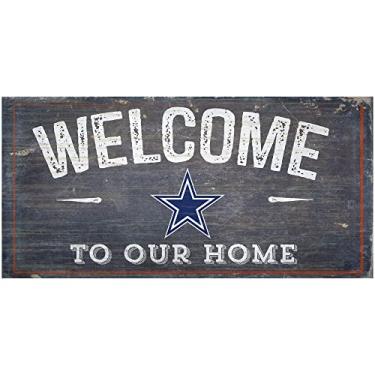 Imagem de Fan Creations Welcome Dallas Cowboys Distressed 15 x 30 cm, Multi