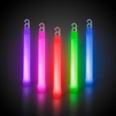 Imagem de Windy City Novelties Pacote com 25 - Bastões de Brilho Premium de 15 cm - Selecione sua cor! (multicolorido)