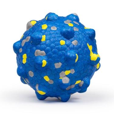 Imagem de Bolas para cães de 9 cm para mastigadores agressivos, bolas de tênis indestrutíveis para cães, bolas de brinquedo duráveis para cães, brinquedos interativos para cães para buscar, bolas flutuantes