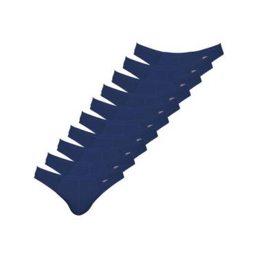 Imagem de Kit com 10 Cuecas Slip Zorba 772, Azul marinho, M