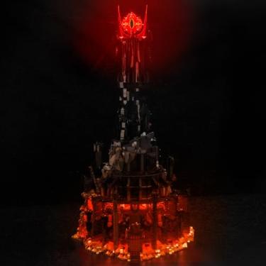 Imagem de LocoLee Light Kit for Lego Barad Dur 10333, Decor Lighting Compatible with Lego 10333 Barad Dur Sauron Dark Tower Castle for Fans, Lights Only No Models (Standard Version)