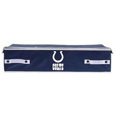 Imagem de Franklin Sports NFL Indianapolis Colts Cestos de armazenamento sob a cama - Grande