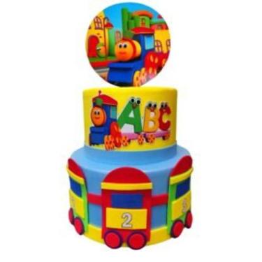 Imagem de Bolo fake bob o trem - Catavento Festa dos Sonhos