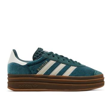 Imagem de Adidas Gazelle Bold Tênis feminino, Veijo verde-escuro, 38