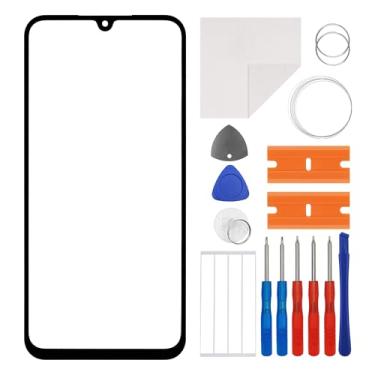 Imagem de E-yiiviil Substituição do digitalizador de lente de vidro frontal com conector compatível com Samsung Galaxy A15 SM-A156B 6,5 polegadas com ferramentas (não tela LCD)