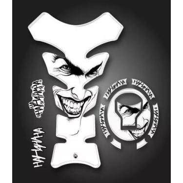 Imagem de Adesivo Cb250 Twister Coringa Hahaha Branco Te 766 - Resitank
