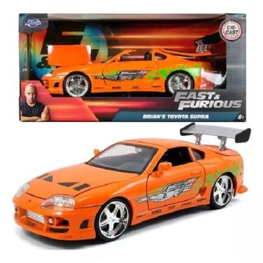 Imagem de Velozes E Furiosos Toyota Supra Brian`s 1/24 Com Caixa – Jada toys