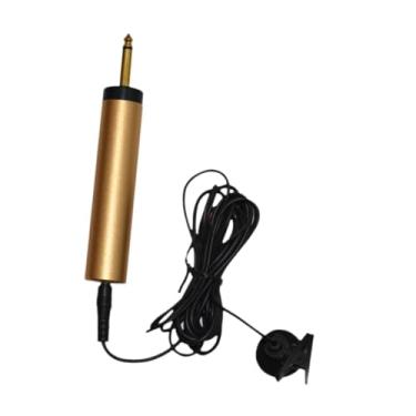 Imagem de menolana LAVALIERS CONDENSER de CONDENSOR de CONENVERAÇÃO de CONEXÃO de CONEXÃO de CONEXÃO PORTÁVEL de ALTO DELEMENTO ADAPTADOR de MICROPOLINO SAXOPHONE, Ouro