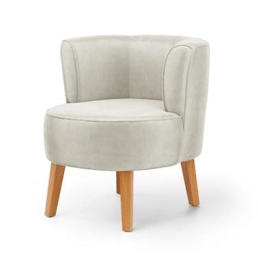 Imagem de Cadeira Moderna para Recepção Clinica Ergonômica Tecido Veludo Confort