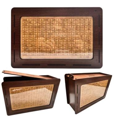 Imagem de Cofre Desafio, Cofre 10 Mil Reais, MDF 30x20 - Ecolaser