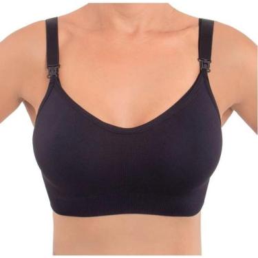 Imagem de Sutiã top amamentação Trifil alça ajustável sem bojo 1323 pouca costur