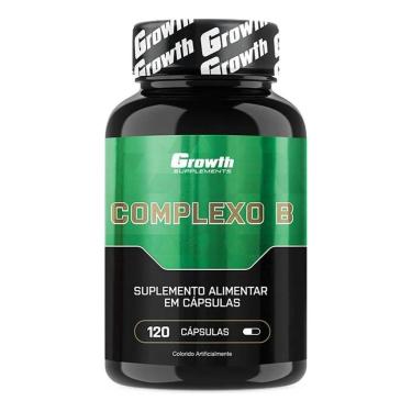 Imagem de Complexo B Growth Supplements Vitamina B12 Vitamínico Concentrado 120 Cápsulas