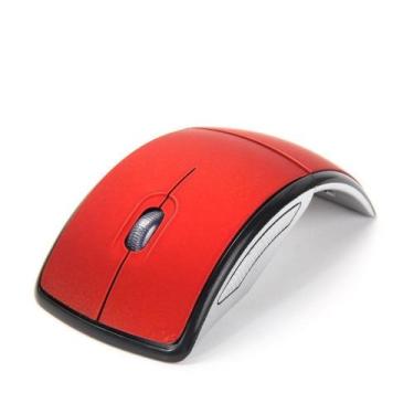 Imagem de Mouse dobrável óptico sem fio 2,4GHz Vermelho - MKB