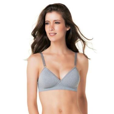 Imagem de Sutiã Com Bojo Trifil C4935 Decote V, Cinza mescla, EG