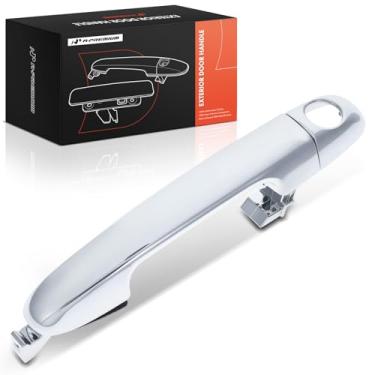 Imagem de A-Premium Maçaneta externa dianteira esquerda do lado do motorista com fechadura compatível com Kia Soul 2011 2012 2013, prata