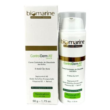 Imagem de Control Derm A5 Creme Antioleosidade Poros Biomarine 50g