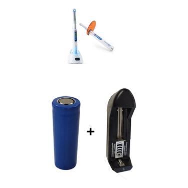 Imagem de 18500 3,7V 3500Mah Para Fotopolimerizador + Carregador Turbo