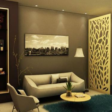 Imagem de Painel Vazado Divisória MDF Amazônia Crú - Decore Painéis e Divisórias