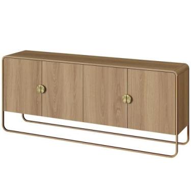 Imagem de Buffet Aparador Organico 4 Portas Artesano Hanover Dourado - ARTESANO 