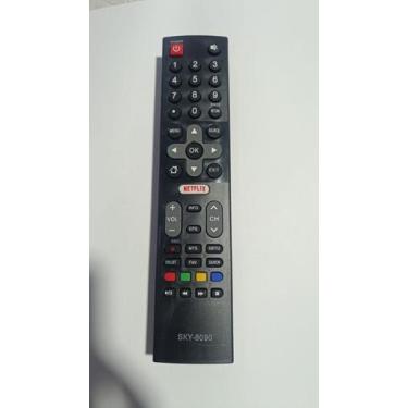 Imagem de Controle Remoto Compatível Tv Philco Smart 4k Tecla Netflix 7054 - sky