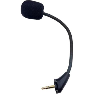Imagem de Microfone de substituição Cloud Alpha Game Mic com cancelamento de ruído Boom apenas para Kingston para HyperX Cloud Alpha/Cloud Alpha S Pro, PS4, PS5, computador, PC, jogos, conector de 3,5 mm